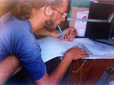 [ praca na mapie... a konkretniej - na wiartce mapy :-) ]