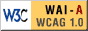 ikona zgodnoci z W3C-WAI WCAG 1.0 poziom A